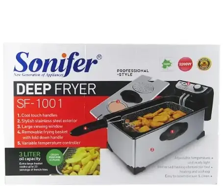Фритюрниця електрична Sonifer N-1003, фото 1