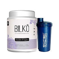 Натуральний білковий коктейль для схуднення та здорового харчування Білко 0,45 кг + шейкер у комлекті