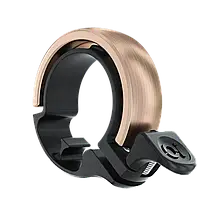 Дзвінок для велосипеда механічний велодзвінок на кермо велосипеда Knog Oi Classic Large Copper від 23.8 - 31.8мм