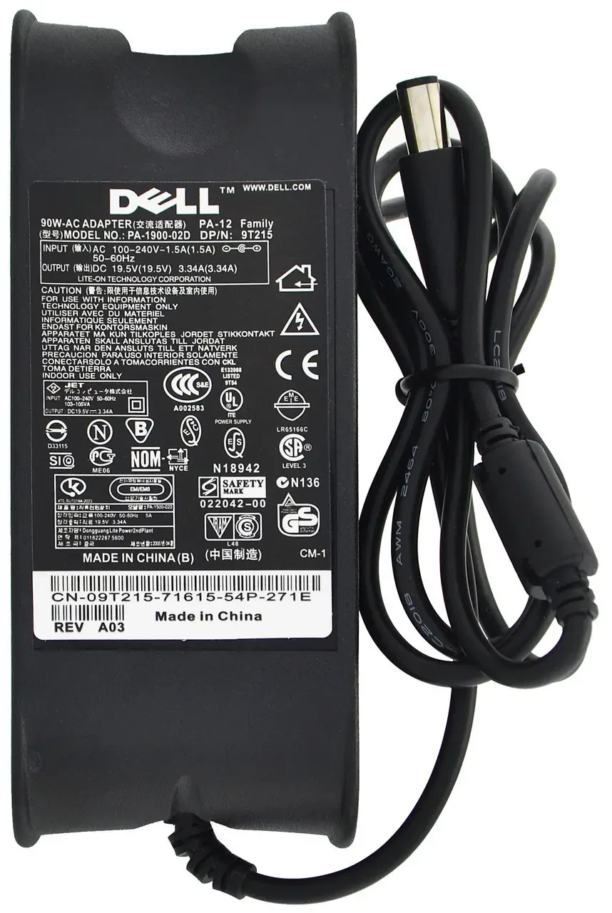 Блок живлення для ноутбуків Dell 19.5 V 4.62 A 7.4x5.0