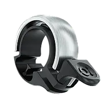 Дзвінок для велосипеда механічний велодзвінок на кермо велосипеда Knog Oi Classic Small Silver 22.2 мм