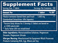 Трібулус Haya Labs Tribulus Terrestris 1000 mg 100 Tabs, фото 3