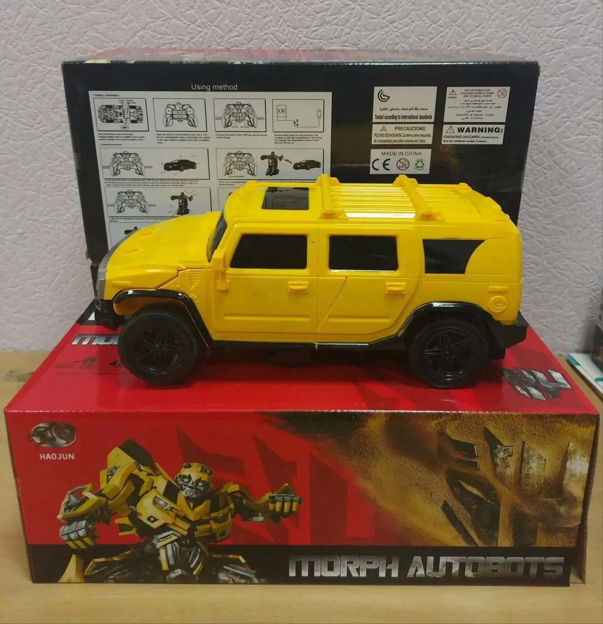 Машинка Робот трансформер на радіокеруванні HAMMER MORPH WARRIOR AUTOBOTS