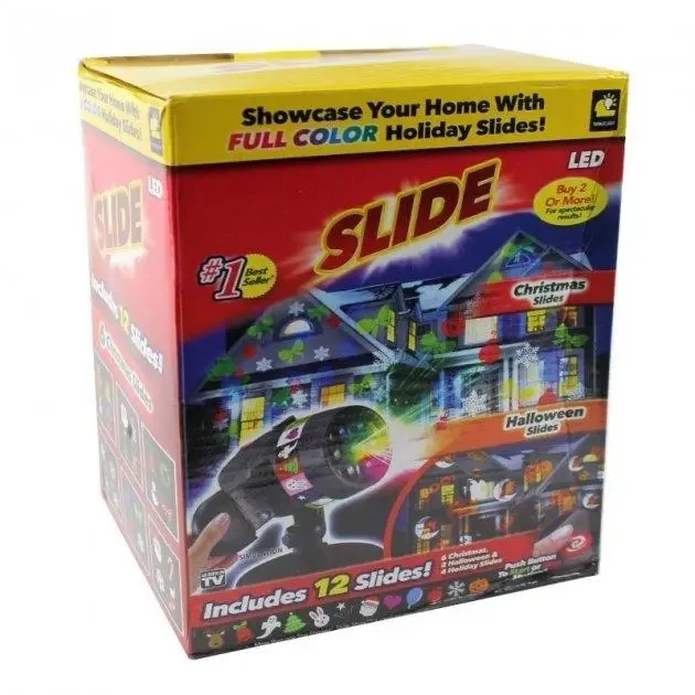 Вуличний лазерний проектор Star Shower Slide 12 слайдів R133177