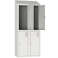 Шафа для одягу металева з дахом ШОМ-400/2/4, фото 2