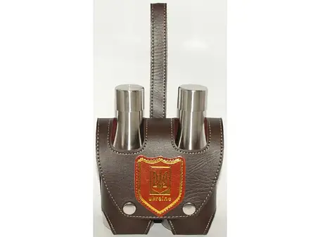 Набір в чохлі: 2 фляги у формі пляшки F1-33, фото 1