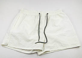 Оптом чоловічі пляжні шорти для купання та прогулянок (арт. 25-15-20/1) белый 48-56рр