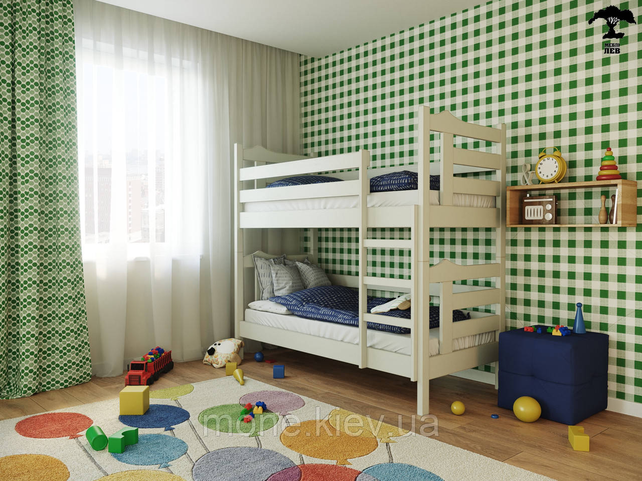 Ліжко двоярусне Санта 90/200