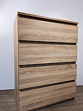 Комод "Схованка", з 4 основними ящиками та + 1 потайною нішою, колір Дуб сонома, фото 2