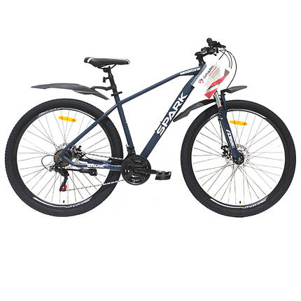 Гірський велосипед Spark 29« MTB, сталева рама 19», 21 швидкість, амортизатори, фото 1
