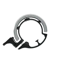 Дзвінок для велосипеда механічний велодзвінок на кермо велосипеда Knog Oi Classic Large Silver від 23.8 - 31.8мм, фото 2