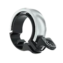 Дзвінок для велосипеда механічний велодзвінок на кермо велосипеда Knog Oi Classic Large Silver від 23.8 - 31.8мм