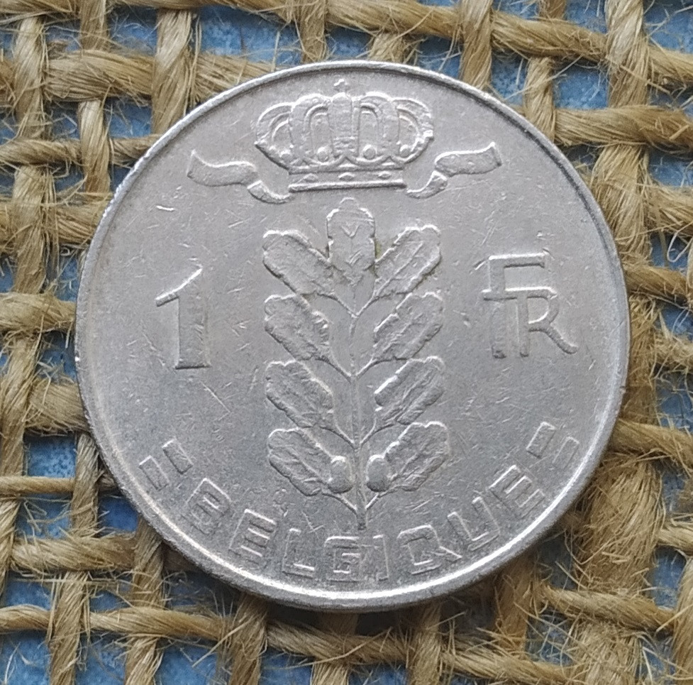 1 франк 1970 року. Бельгiя, фото 1