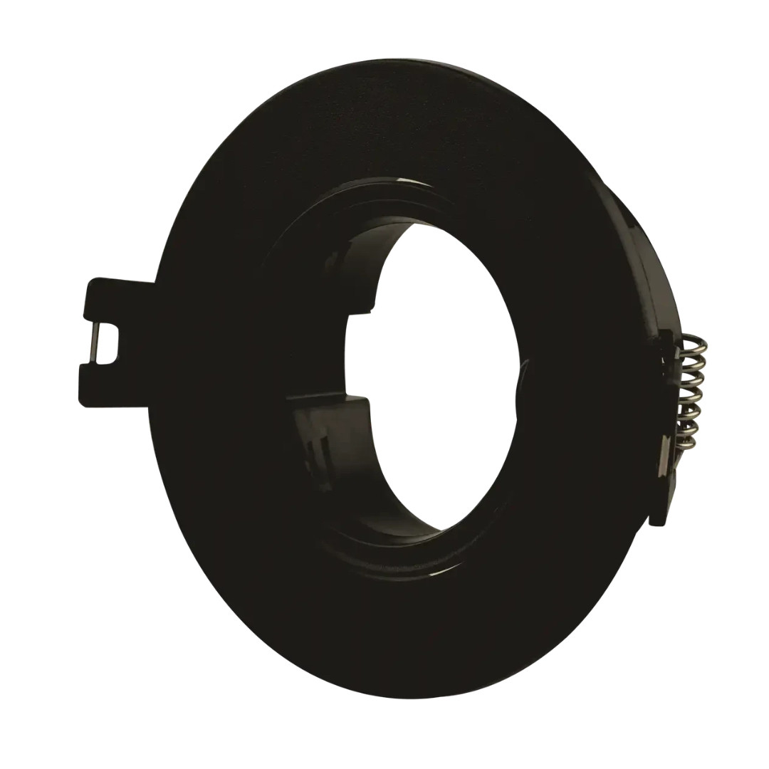 Точковий світильник LEBRON вбудований круглий під лампу MR16 чорний IP20 L-DL-R-Bl
