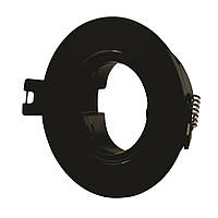 Точковий світильник LEBRON вбудований круглий під лампу MR16 чорний IP20 L-DL-R-Bl