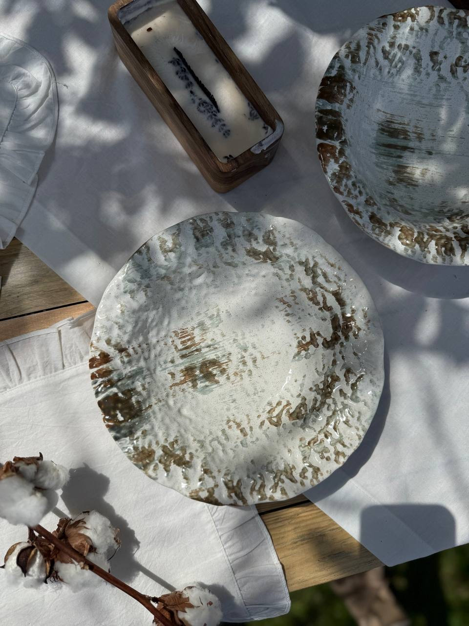 Тарілка Глибока LAVA 500 мл Milk Stone, фото 1