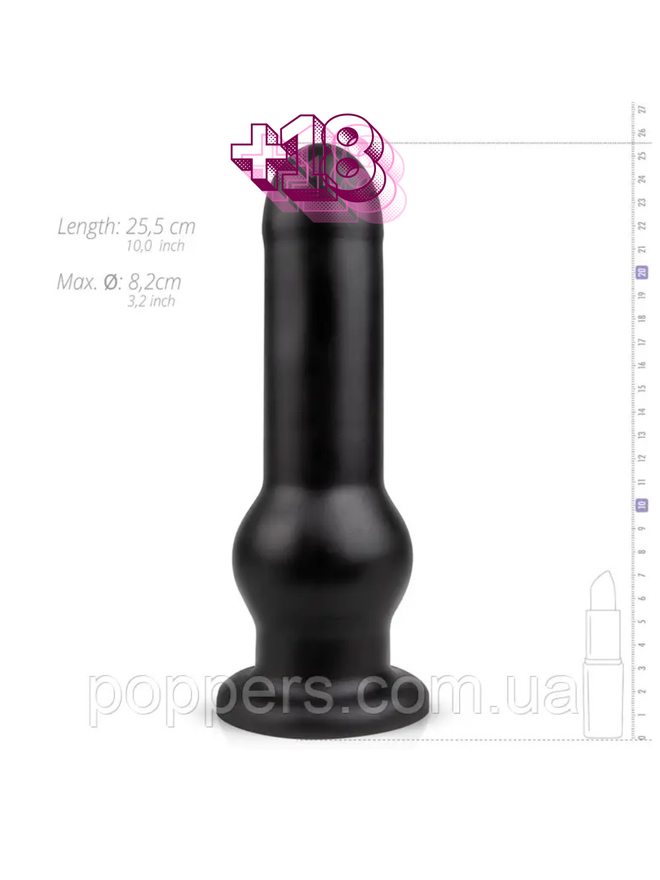 Анальний плаг 25,5см x 8,2см Buttr Tactical I Dildo