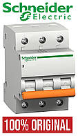 3P 50A C SCHNEIDER ELECTRIC 11228 триполюсний автоматичний вимикач модульний автомат Шнайдер (оригінал)