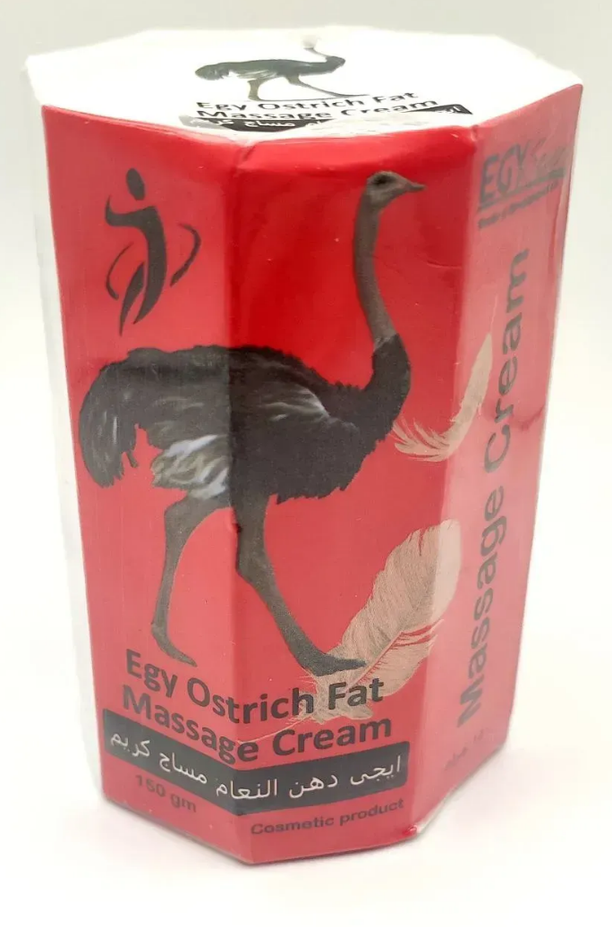 Крем із страусиним жиром Egy Massage Cream для масажу 150 гр