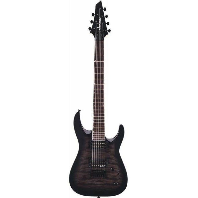 Електрогітара JACKSON JS22Q-7 DKA DINKY ARCH TOP HT Transparent Black Burst