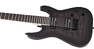 Електрогітара JACKSON JS22Q-7 DKA DINKY ARCH TOP HT Transparent Black Burst, фото 6