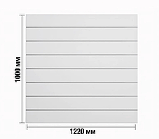 Економпанель біла 1000×1220 мм (без вставки)