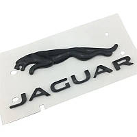 Емблема і напис багажника Jaguar чорний
