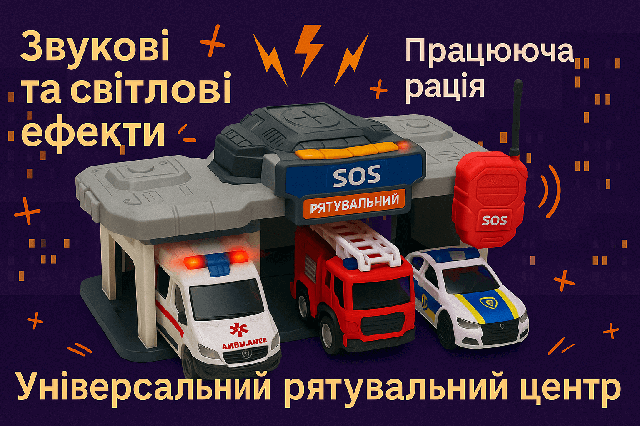Ігровий набір Паркінг-рятувальний центр 2024-12