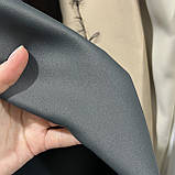 Штори БЛЕКАУТ Комплект атласних штор на тасьмі 200на270см Захист 100% Колір Сірий, фото 2