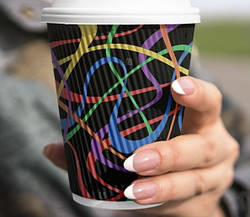 Стакан гофрований Серпантин