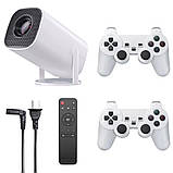 Ігровий проектор M300 MAX з 2 джойстиками Смарт проектор з іграми для домашнього кінотеатру, фото 9