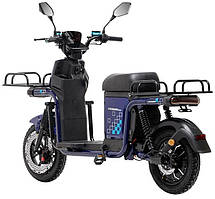 Електровелоскутер Crosser Max 800 Вт 72v 20Ah Синій