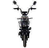 Електровелосипед двомісний Crosser CR2 600W 60V 20Ah Cірий, фото 8