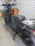 Електровелосипед Crosser Max 800 Вт 72v 20Ah Синій, фото 8