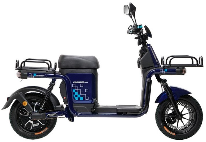Електровелосипед Crosser Max 800 Вт 72v 20Ah Синій