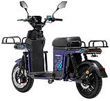 Електровелосипед Crosser Max 800 Вт 72v 20Ah Синій, фото 11