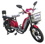 Електровелосипед Crosser E-Delta 800 Вт 60v 15Ah Червоний, фото 3