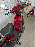 Електровелосипед Crosser E-Delta 800 Вт 60v 15Ah Червоний, фото 8