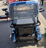 Тримісний електротрайк Crosser TR-1 акумулятор 600W 72V 20Ah Синій, фото 3