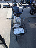 Електричний велоскутер двомісний Crosser CR2 600W 60V 20Ah Cірий, фото 9