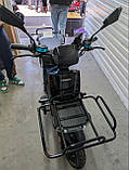 Електричний велоскутер Crosser Max 800 Вт 72v 20Ah Синій, фото 5