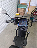 Електричний велоскутер Crosser Max 800 Вт 72v 20Ah Синій, фото 6