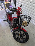 Електричний велоскутер Crosser E-Delta 800 Вт 60v 15Ah Червоний, фото 6