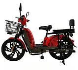 Електричний велоскутер Crosser E-Delta 800 Вт 60v 15Ah Червоний, фото 3