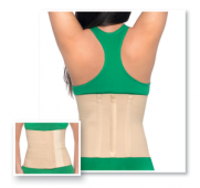 Бандаж з трьома ребрами жорсткості 4001, Люкс Медтекстиль, розмір М 71-80 см