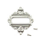 Декоративна рамка накладка Срібло 62*55мм RMT037, фото 2