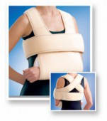 Бандаж на плечовий суглоб, зігріваючий, пов'язка ДЕЗО, (8011 беж), Медтекстиль
