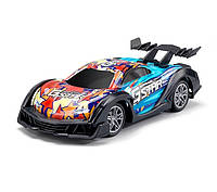 Гоночна машинка на радіокеруванні RC Drift RaceCar 4WD з LED-підсвічуванням Зелено-жовтогарячий