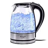 Чайник електричний Adler AD 1225 1,7 л білий, фото 3