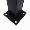 ODF-02-48-21-H360 Стійка для скла з притискною пластиною H360, чорна, фото 2